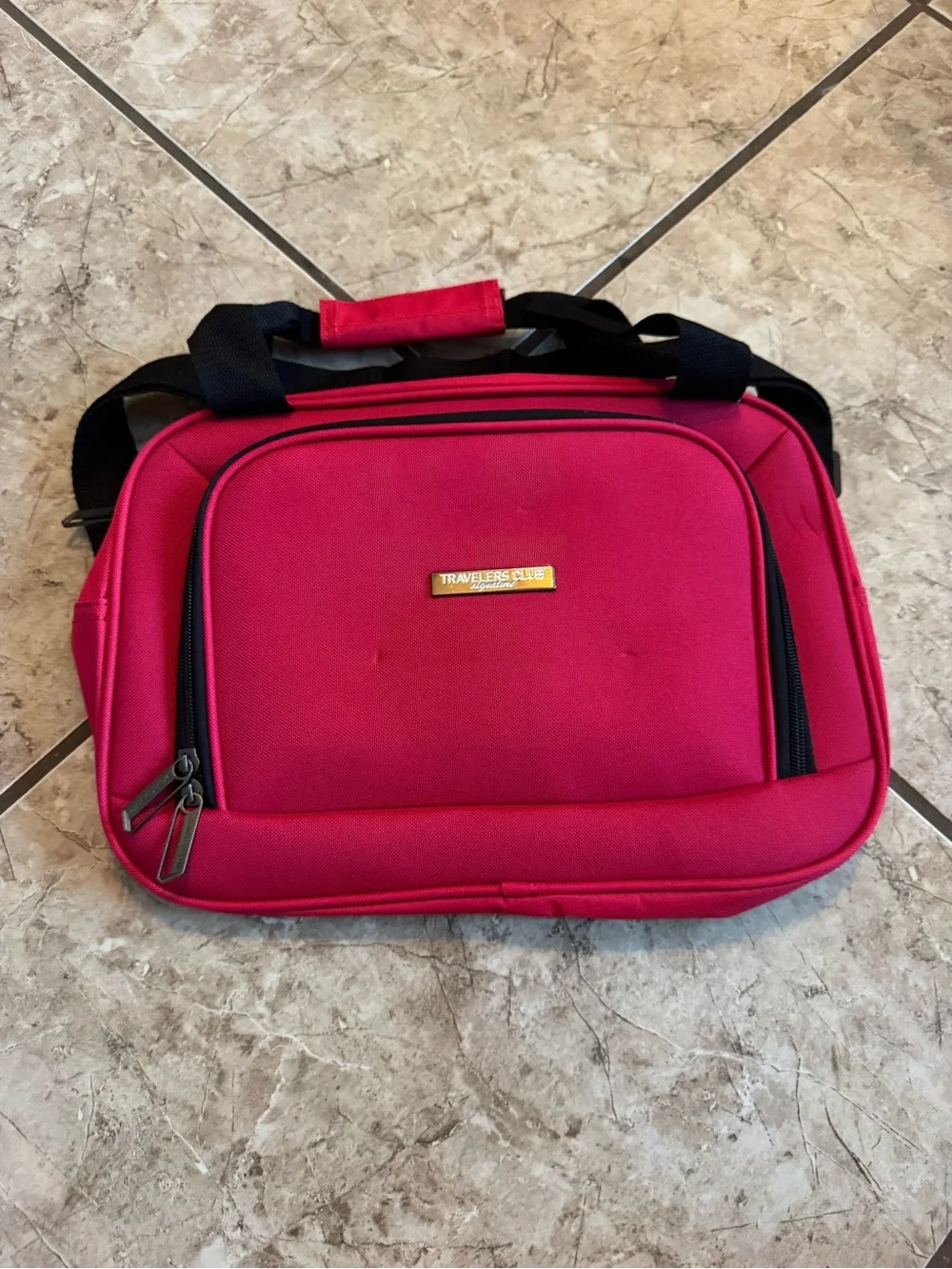 Red Men's Travel Bag